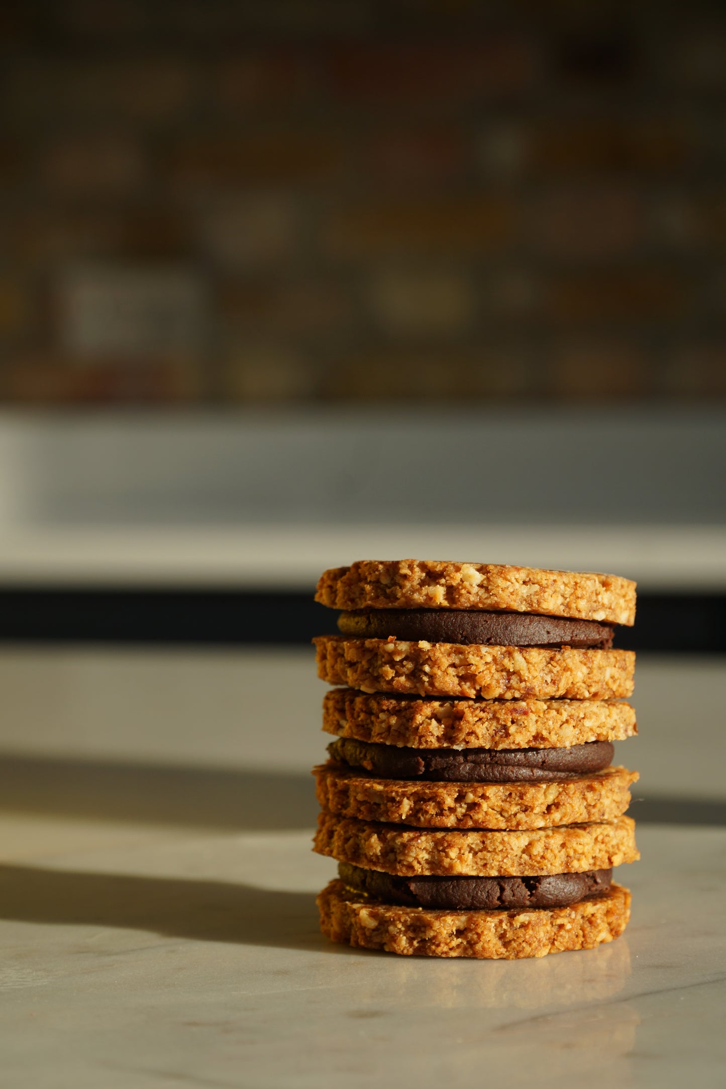 Cashew nuts and coconut alfajores x 6